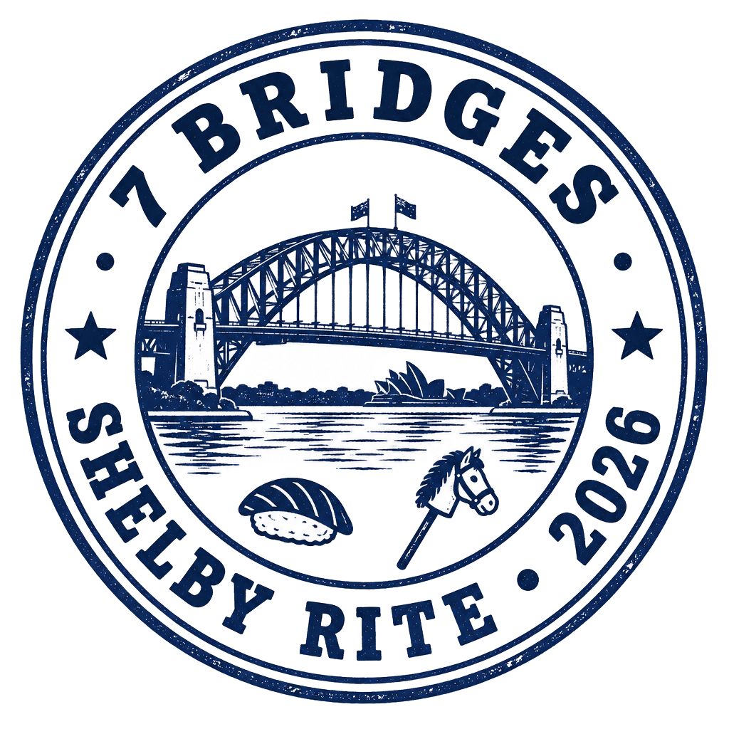 7 Bridges Shelby Rite 2026 stamp design
